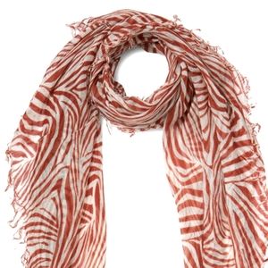 Chan Luu Sequoia Zebra Print Cashmere & Silk Scarf